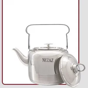 کتری تک لوله داراستیل دسته بالا (NEZAZ) کد 2201