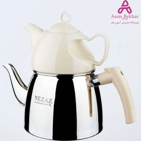 کتری و قوری  3 لیتر هرمی لوله دار (NEZAZ) کد 2403