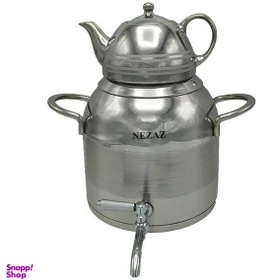 کتری و قوری 5 لیترطرح سنگ رنگی قوری چینی طرح سنگ (NEZAZ) کد 3000