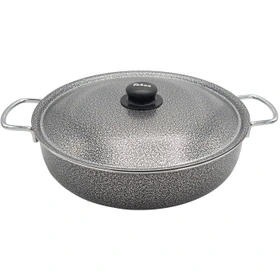 تابه پوشش طرح گرانیت با درب فلزی سایز 40 تابان (جدید و استاندارد)