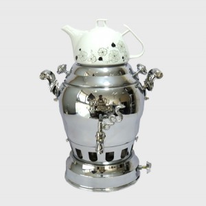 سماور افسون مدل شبنم با قوری سه کاره  6 لیتر