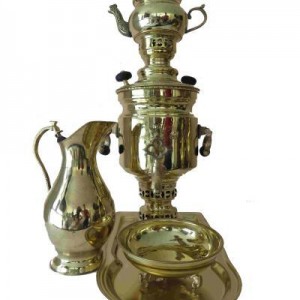 سماور استوانه‌ای دسته آویز