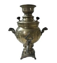 سماور ذغالی آنتیک ظرفیت ۳ لیتری