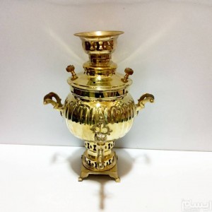 سماور ذغالی برنجی، ۲لیتری