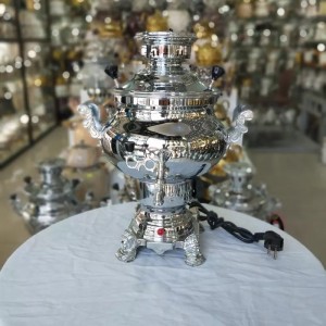 سماور طوفان 6 لیتری مدل مهدیس کروم