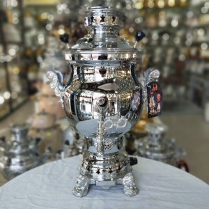 سماور طوفان 6 لیتری مدل رز ساده