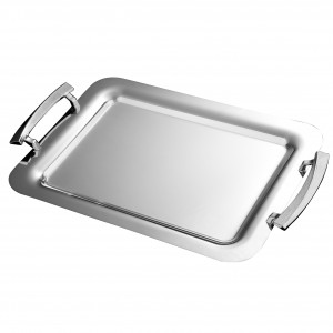 سینی آینه ای دسته صدفی زاماک جفتی کی اس تی (KST) کد 815