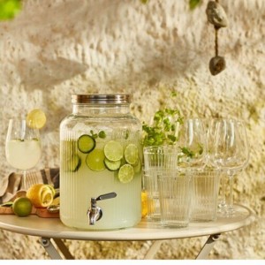 کلمن شیشه ای آیکیامدل وارداگن Vardagen.به همراه استند (پایه) نگهدارنده آیکیا. کدکلمن804.526.39 .کداستند 304.681.19