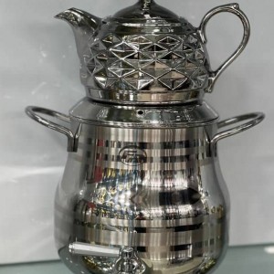 کتری و قوری FR کد 108 دسته استیل