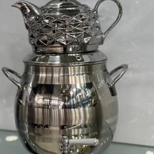 کتری و قوری FR کد 106 دسته استیل