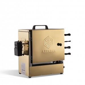 کباب پز ایستاده برقی بدون دود آرتاسان تمام استیل 8 سیخ طلایی (ارسال رایگان)