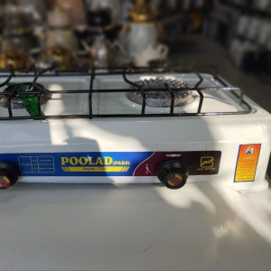 اجاق گاز دو شعله پولاد سپیده معمولی و ساده