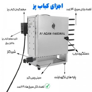 کباب پر ۱۴سیخ آلاجام