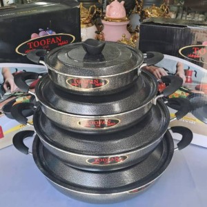 تابه دو دسته سایز 34 درب فلزی طوفان