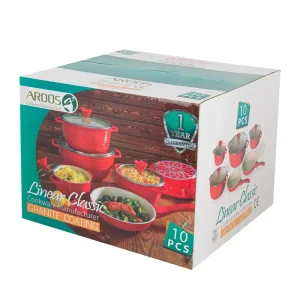 سرویس 10 پارچه کلاسیک خطی عروس