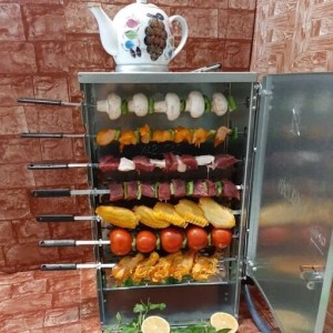 کباب پز دادلیسان مدل هدیه 14 سیخه بعلاوه28 عدد سیخ