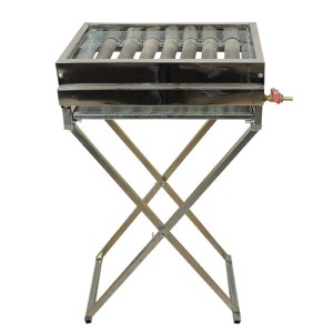 کباب پز گازی (KP507) با 7 شعله و حدود 50 سانت بدون پایه و پایه دار - تک و عمده