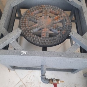 اجاق گاز تک شعله رب پز بزرگ رنگ طوسی