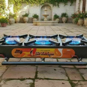 اجاق گاز پروفیلی سه قلو 80x30 سپاهان گاز