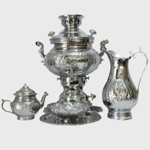 سرویس سماور گازی مهسا کُپ هخامنشی افسون 6 لیتری