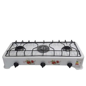 اجاق گاز رومیزی شمیم کد ۲۲۰۲۰ سه شعله معمولی و ساده