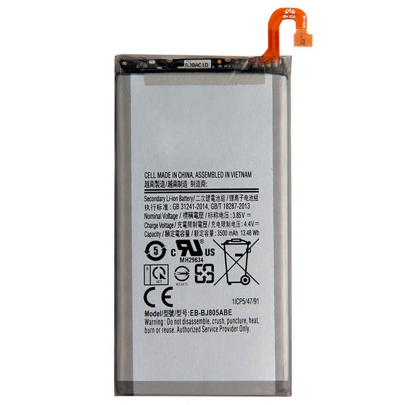 samsung galaxy j6 plus battery mah