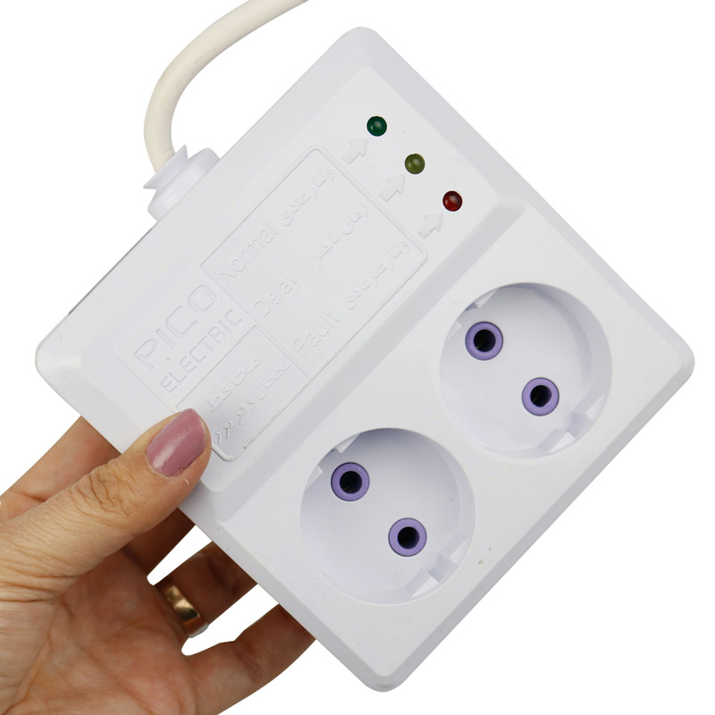 محافظ برق یخچال فریزر 2 خانه پیکو الکتریک با کابل 1/5 متری