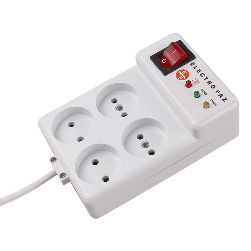 محافظ برق صوتی تصویری 4 خانه الکتروفاز با کابل 3 متری 4002