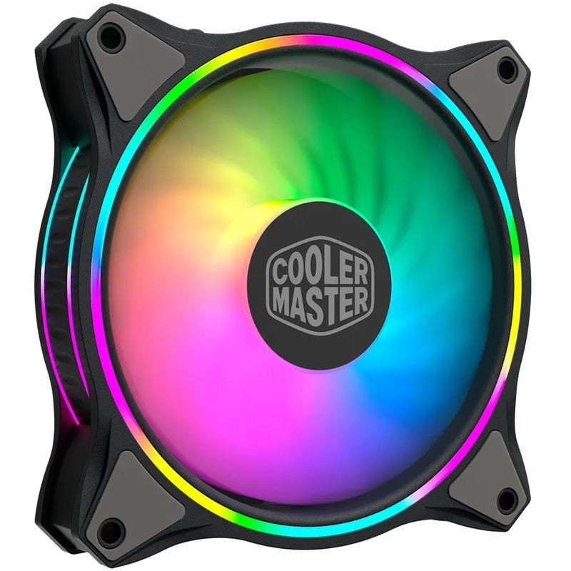 فن کیس کولر مستر Cooler Master MasterFan MF120 Halo ARGB 12*12 بسته 3 عددی