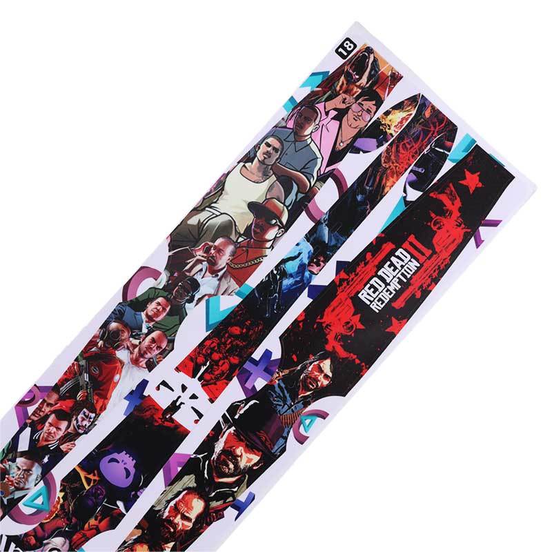 برچسب محافظ نوار وسط کنسول بازی پلی استیشن 5 اسلیم طرحدار بسته 3 عددی کد 18