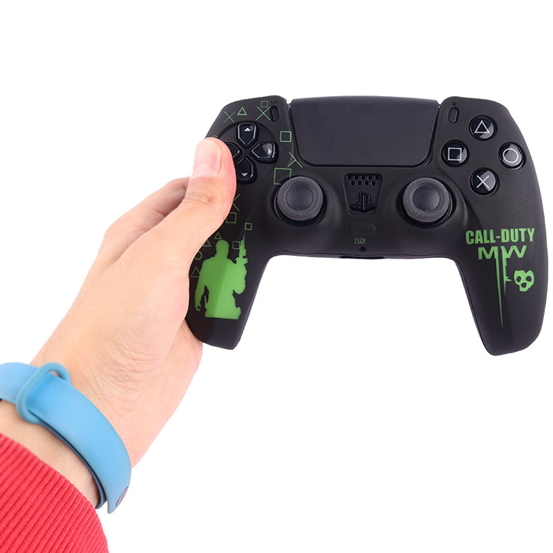 روکش دسته PS5 طرح Call of Duty Modern Warfare مشکی سبز کد 1