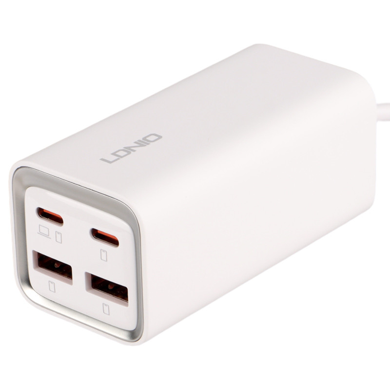 شارژر رومیزی فست شارژ 4 پورت Ldnio A4610C QC4.0 PD 65W