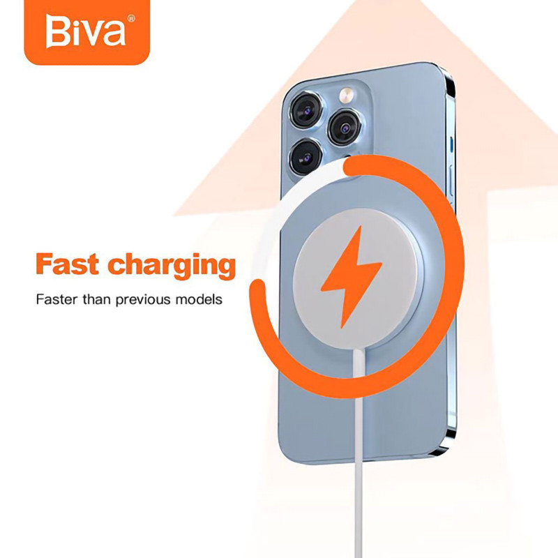 شارژر بی سیم فست شارژ Biva WLC-07 15W