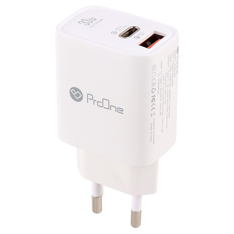 کلگی فست شارژ ProOne PWC560 2Port 3A QC3.0 PD3.0 30W