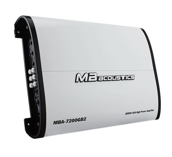 MBA 7200GB2 آمپلی فایر چهار کانال ام بی آکوستیک