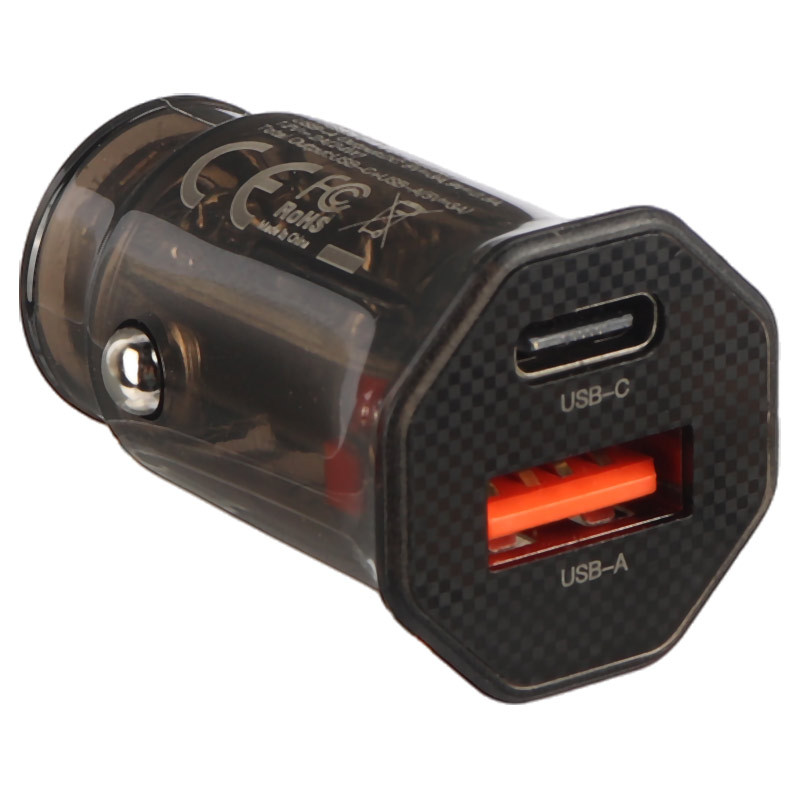 شارژر فندکی فست شارژ Earldom ES-CC3 QC3.0 PD 3A 20W + کابل تبدیل تایپ سی