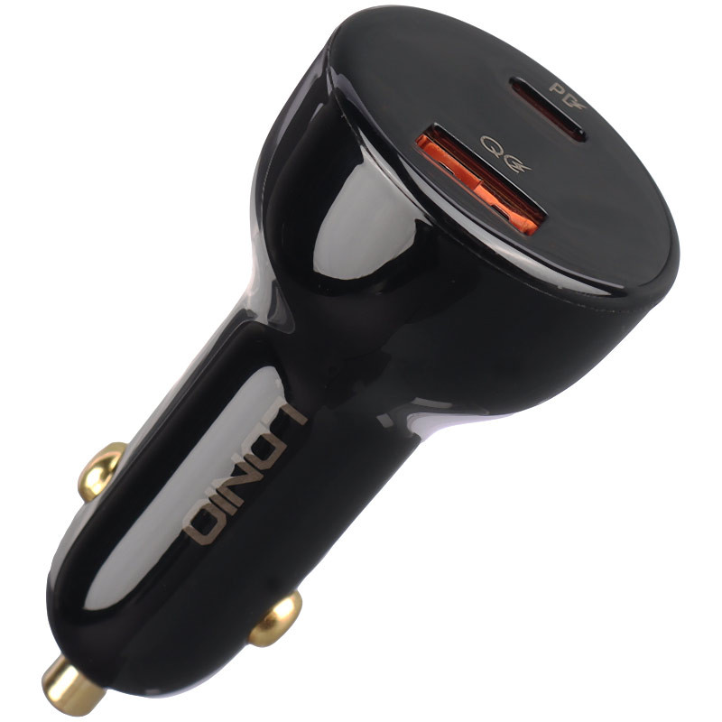 شارژر فندکی فست شارژ Ldnio C101 10A QC3.0 PD 100W + کابل تایپ سی