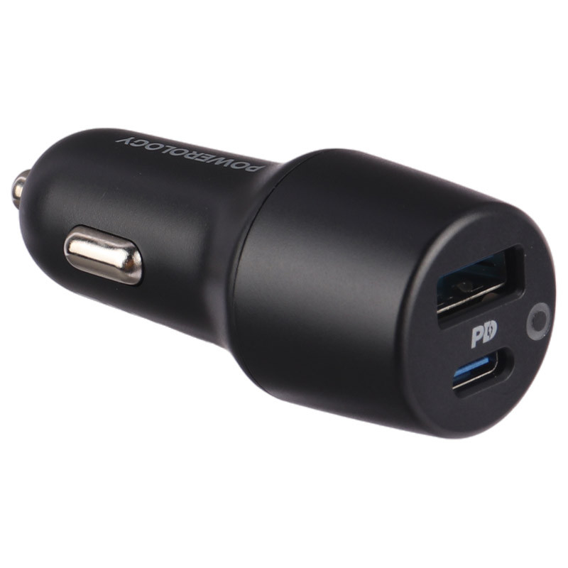 شارژر فندکی فست شارژ Powerology PCCSR005 QC3.0 PD 3A 35W