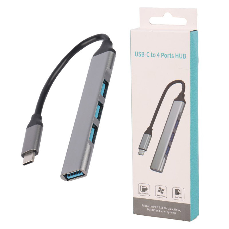 هاب C-9701 Type-C USB3.0/USB2.0 4Port