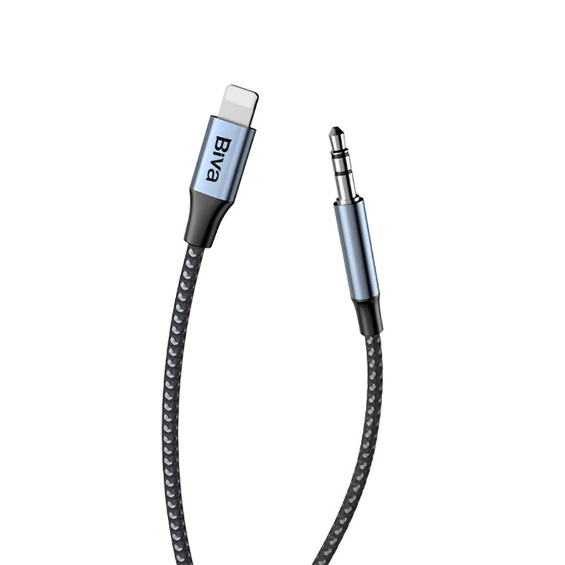 کابل تبدیل Biva AUX-08L AUX To Lightning 1m