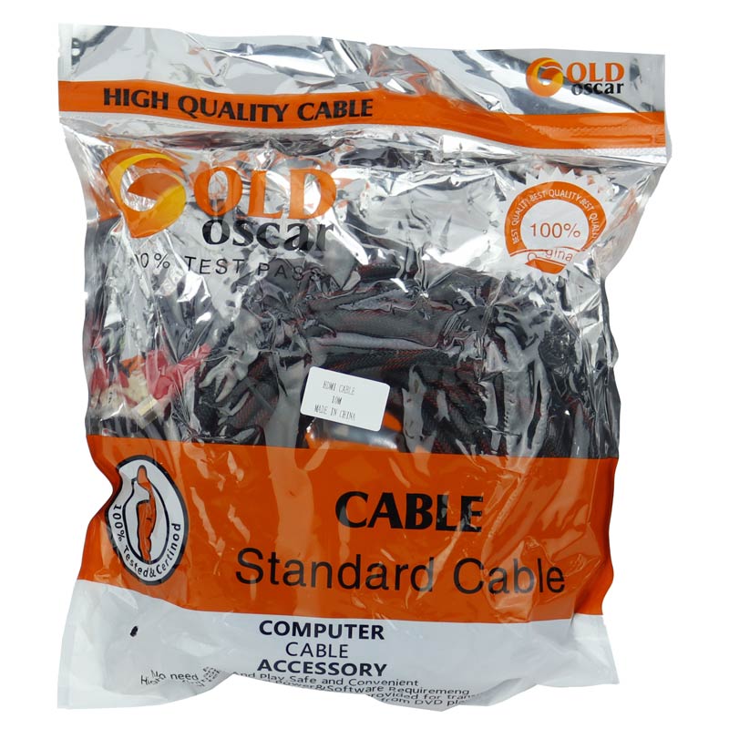 کابل Gold Oscar HDMI 10m پوست ماری