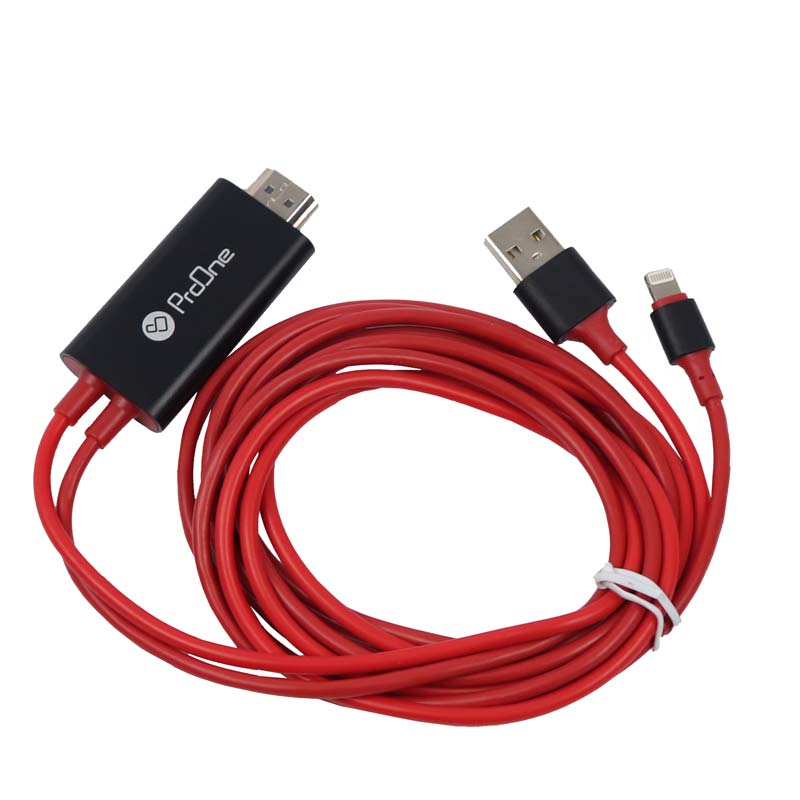 کابل تبدیل ProOne PCH75 Lightning to HDMI 1.8m
