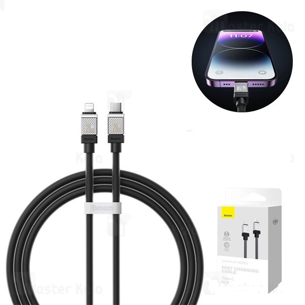 کابل لایتنینگ به Type-C بیسوس Baseus Coolplay Series CAKW000001 طول 1 متر توان 20 وات