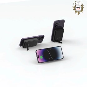 استند و پاوربانک وایرلس 10000 مگ سیف گرین لاین Green Lion 3IN1 Magsafe GN3N1MGPB10 توان 20 وات