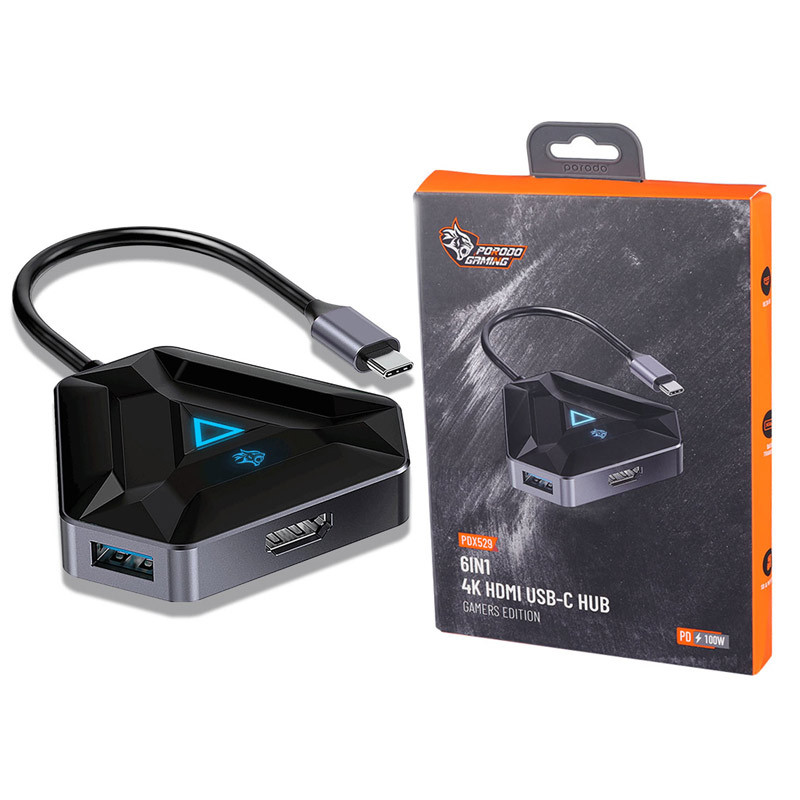 هاب 5 پورت Type-C پرودو PDX529