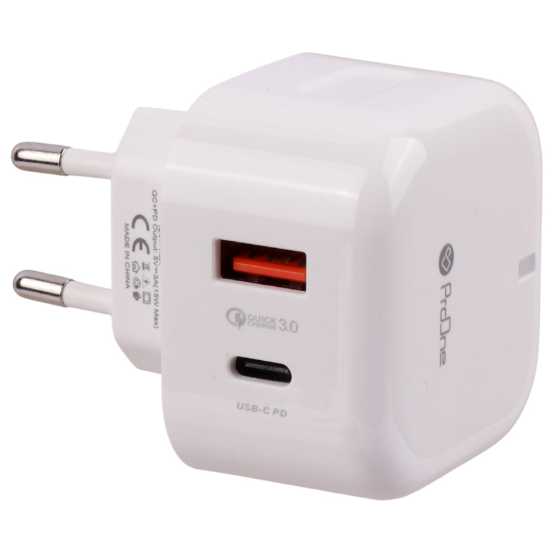 کلگی فست شارژ ProOne PWC530 2Port 3A QC3.0 PD 18W