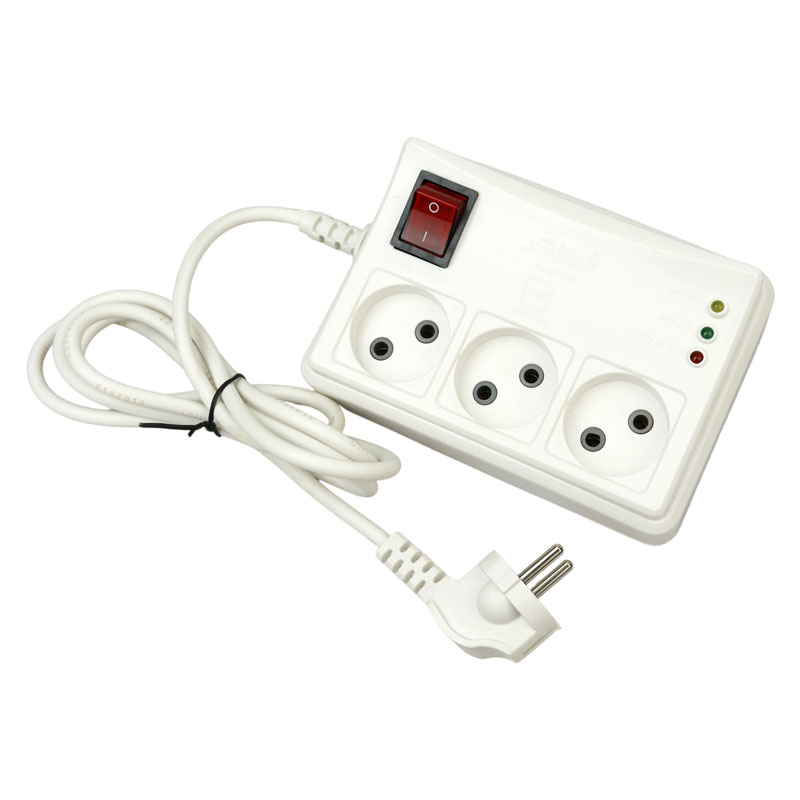 محافظ برق یخچال و فریزر 3 خانه فروزش FR231 با کابل 1٫8 متری