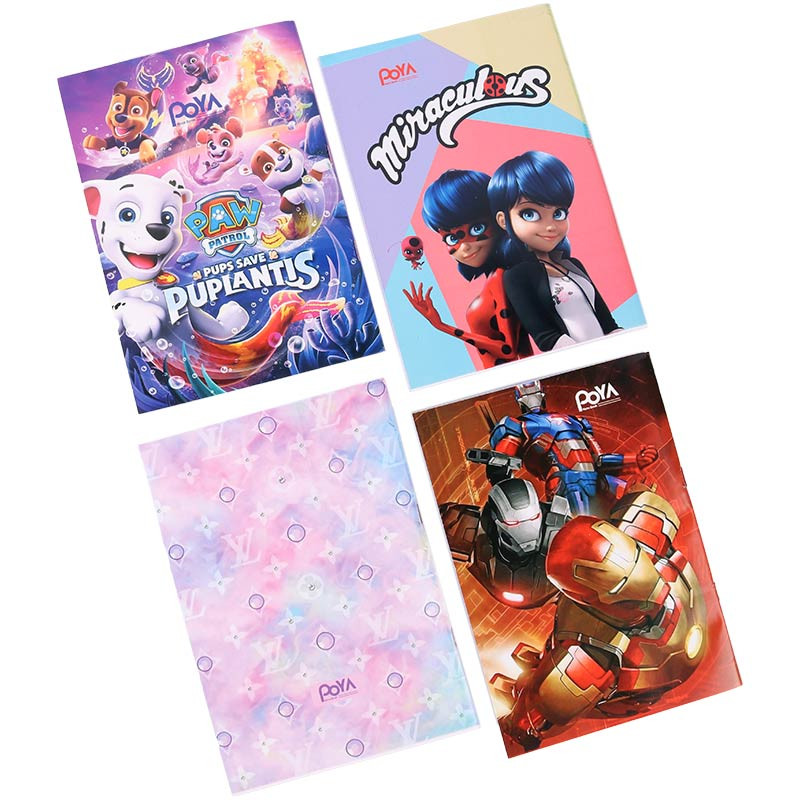 دفتر 100 برگ طرح دار پویا کد 1395