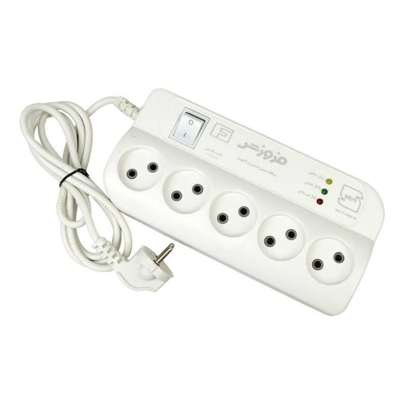 محافظ برق صوتی تصویری 5 خانه فروزش با کابل 1٫8 متری Foroozesh FR250