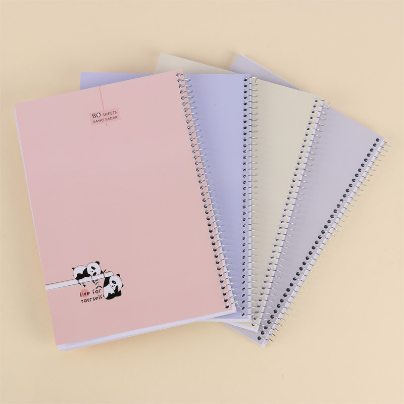 دفتر سیمی 80 برگ پیک فدک کد 009